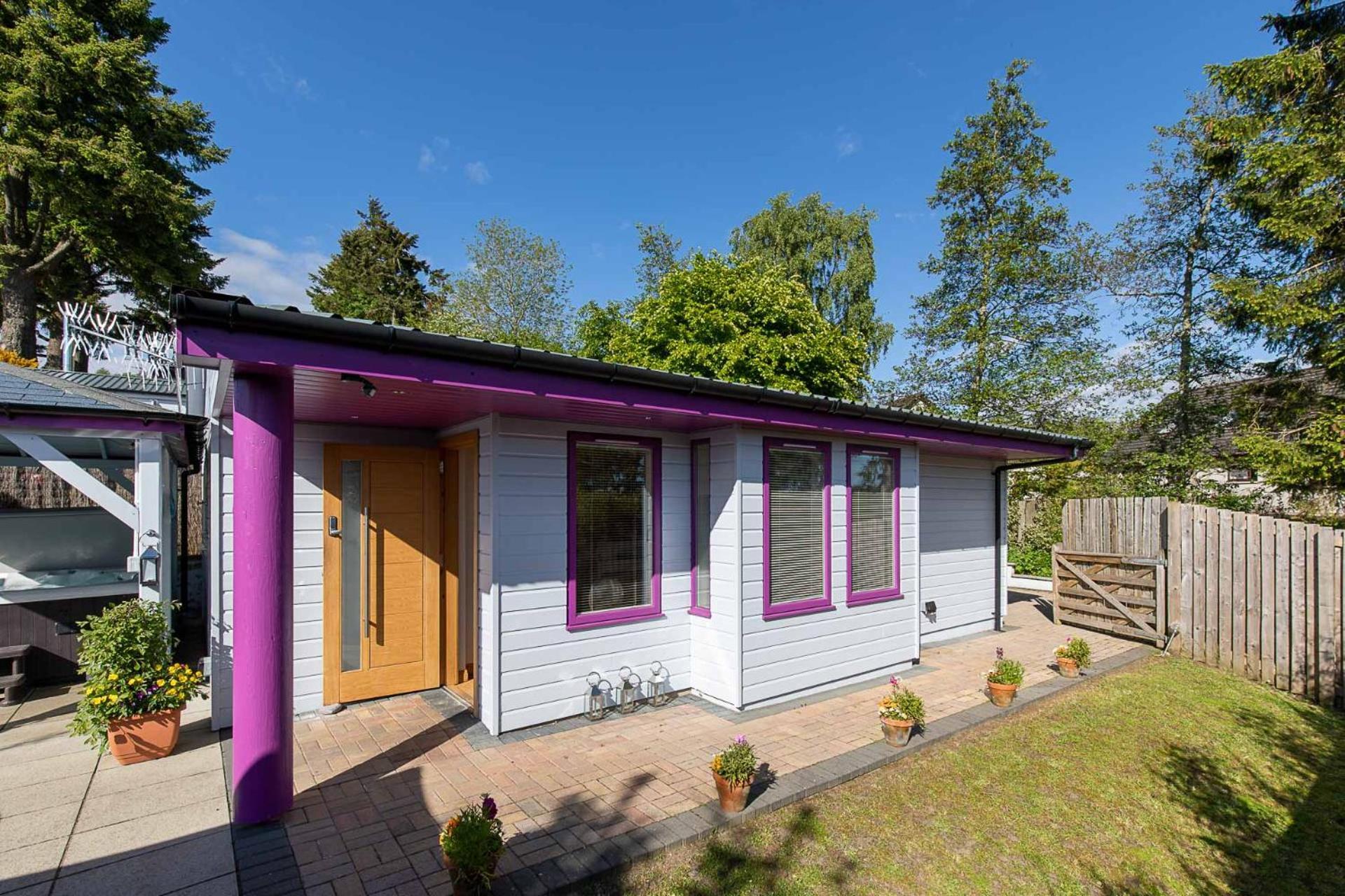 The Retreat Cabin Pitlochry Exteriér fotografie